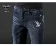 armani jeans medium comfort denim hommes fly bird